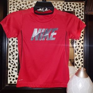 Nike red shirt..